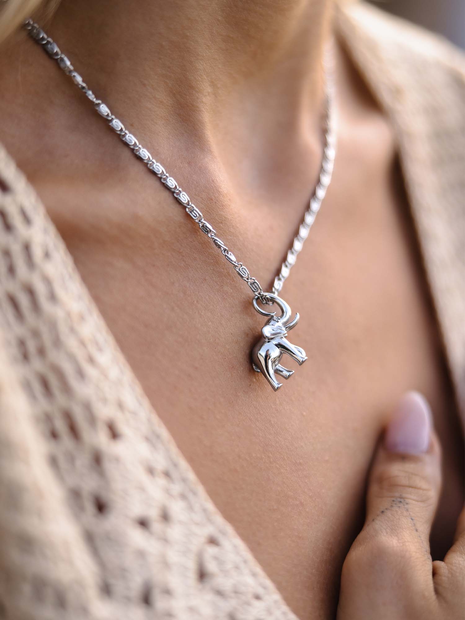 Schmuck in Hellsilber