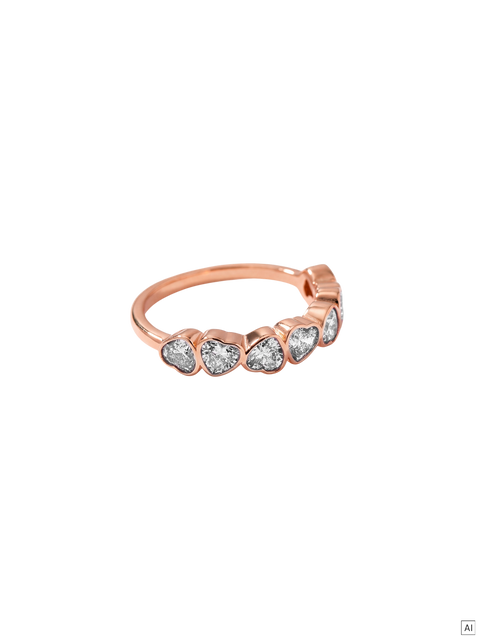 Hearts Of Love White Ring