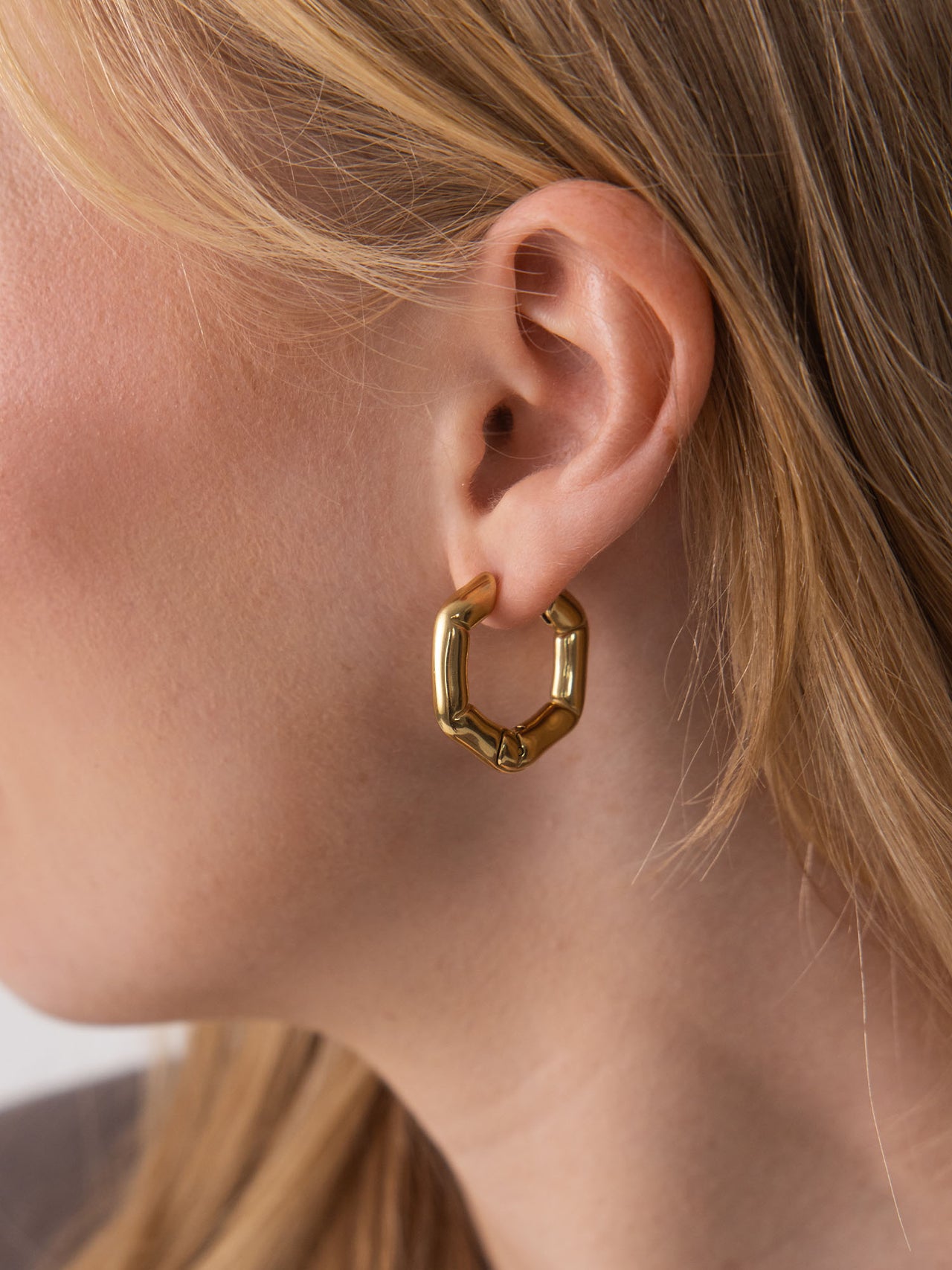 Hexagon Earrings
