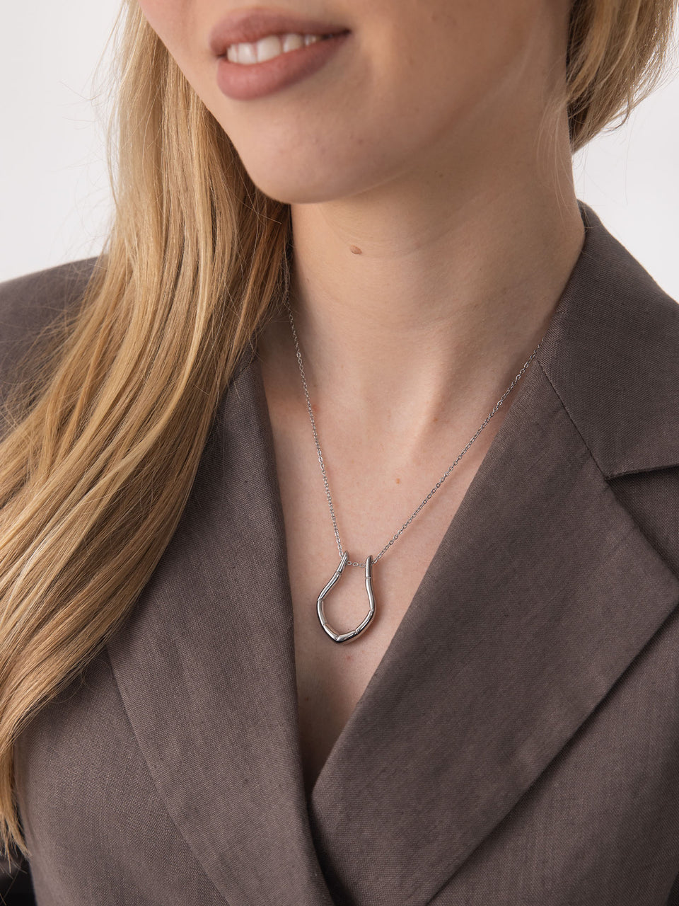Ring-Halter Tropfen Kette