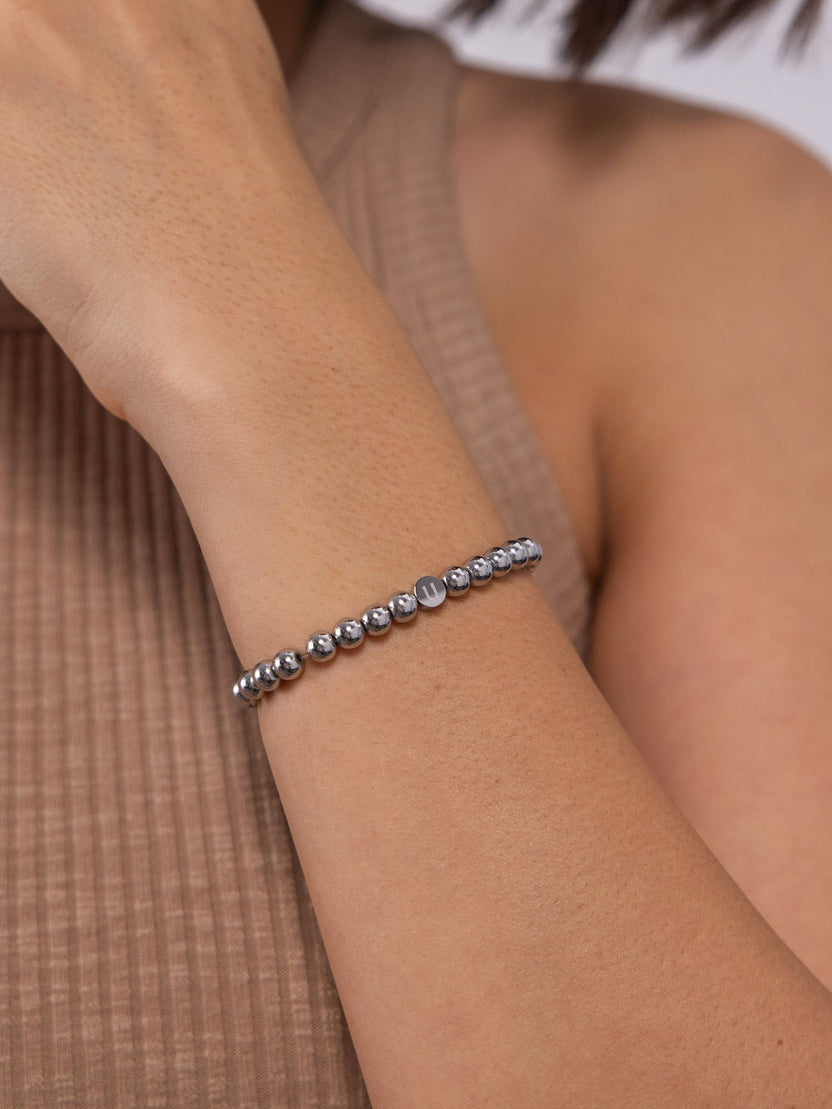 Letter U Armband