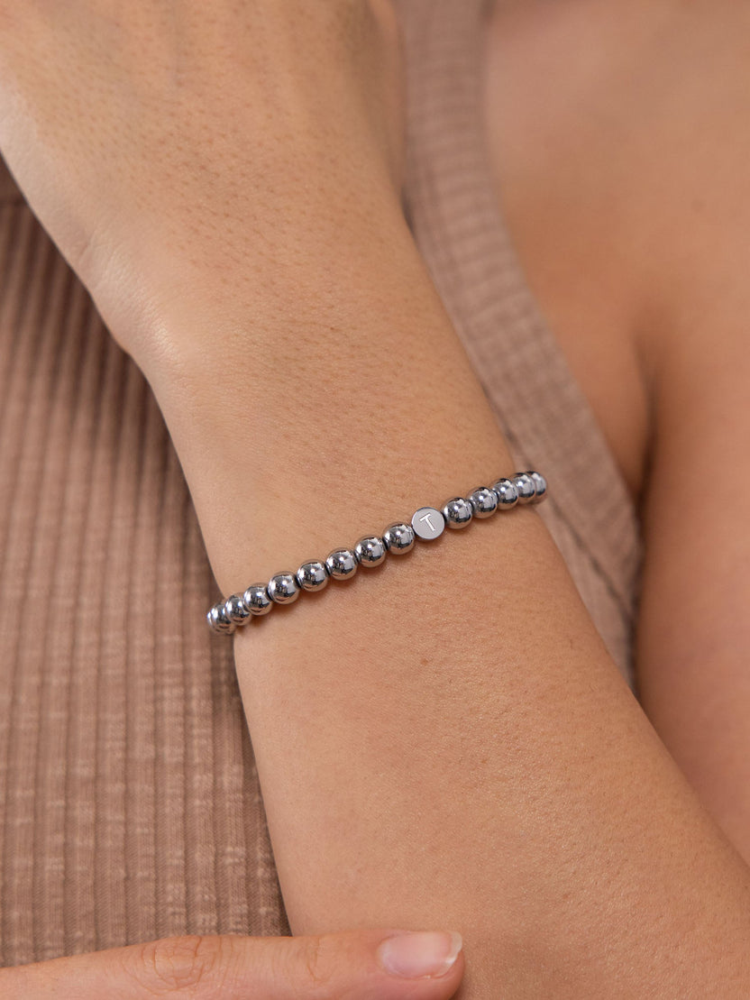 Letter T Armband