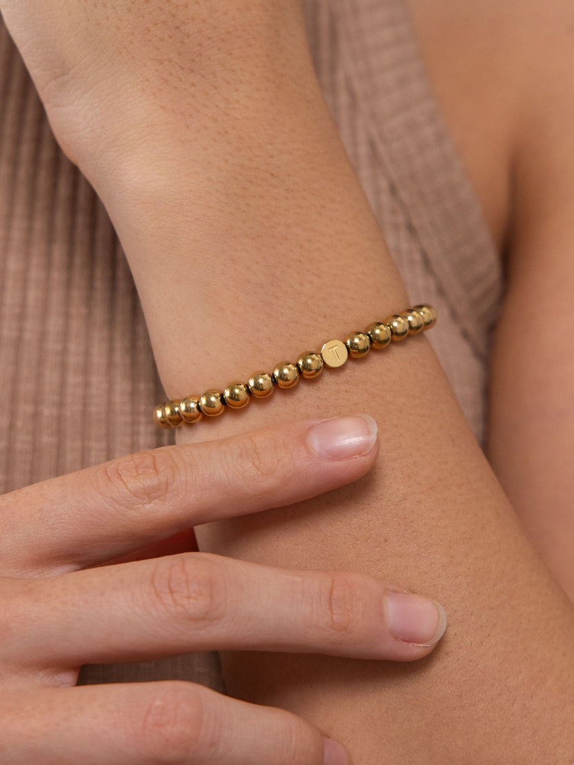 Letter T Armband