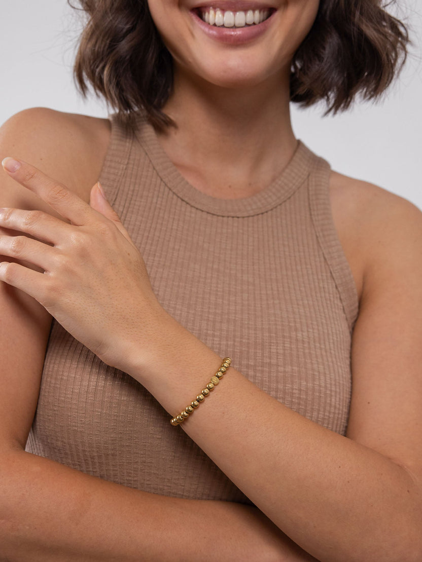 Letter P Armband