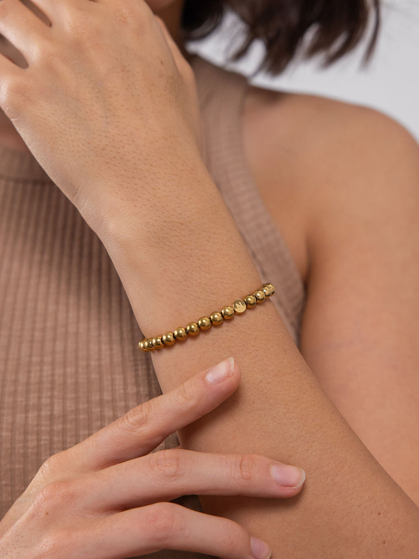 Letter N Armband