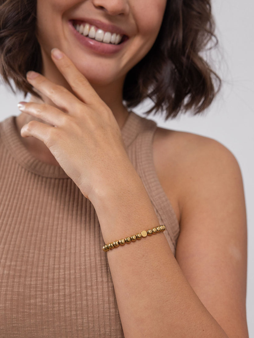 Letter L Armband