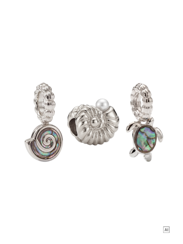 Abalone Charm Set