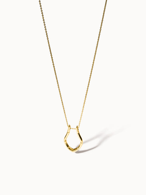 Ring-Halter Tropfen Kette