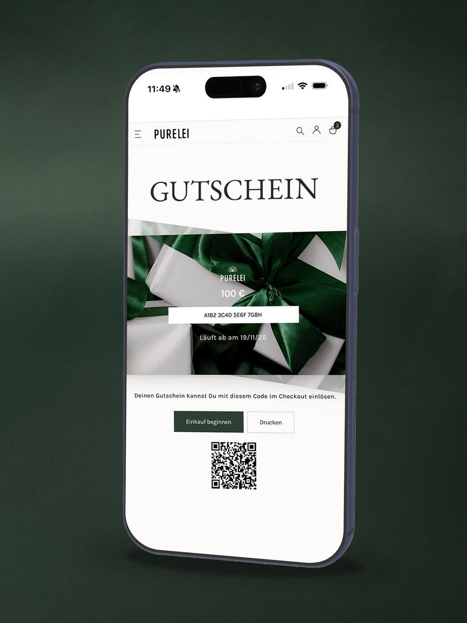 Gutschein per E-Mail 5€