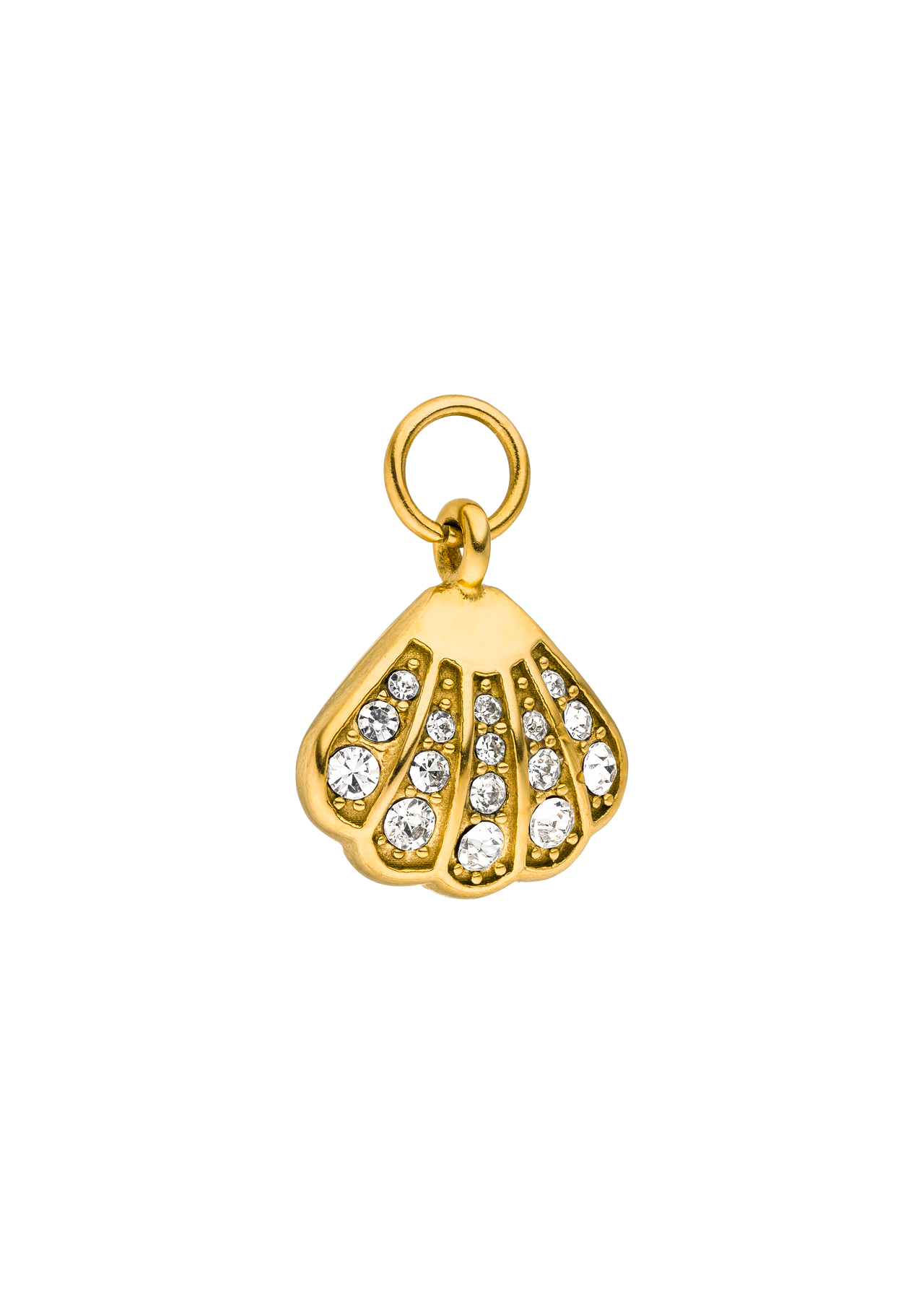 Glitter Shell Charm
