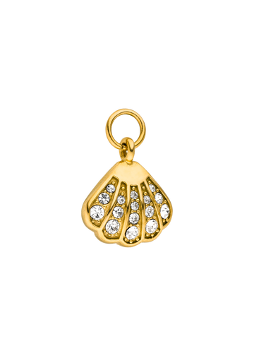 Glitter Shell Charm