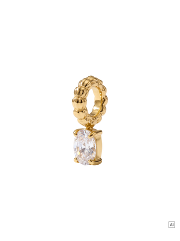 LEI Geburtsstein Charm April Bergkristall