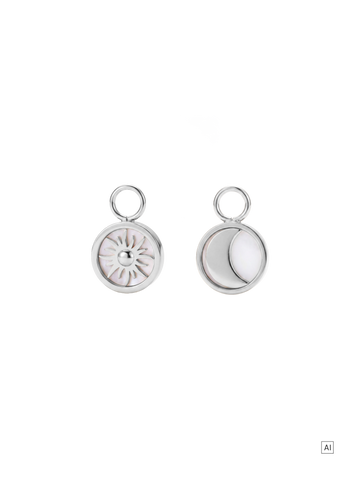 Sun & Moon Ohrring-Charm Set