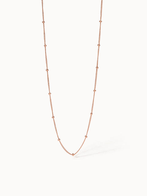 PURELEI Li’ili’i Kette in Roségold mit feingliedriger Struktur, nickelfrei, elegant und vielseitig kombinierbar