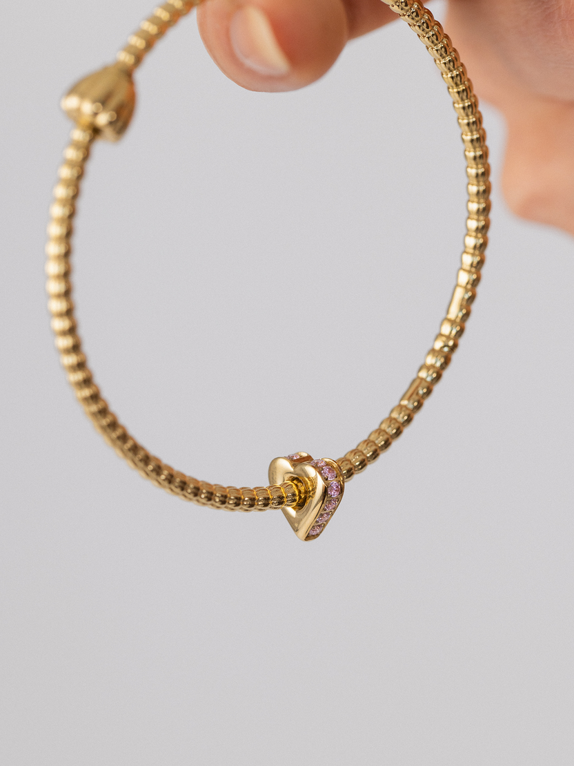 LEI Sparkling Heart Charm