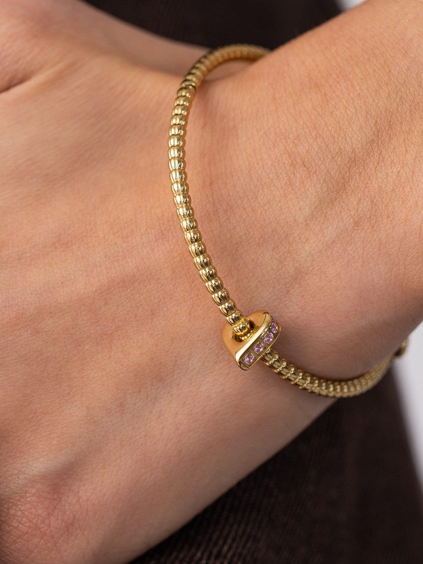LEI Sparkling Heart Charm