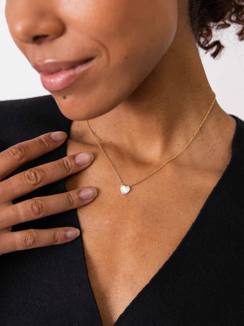 Shimmering Heart Kette