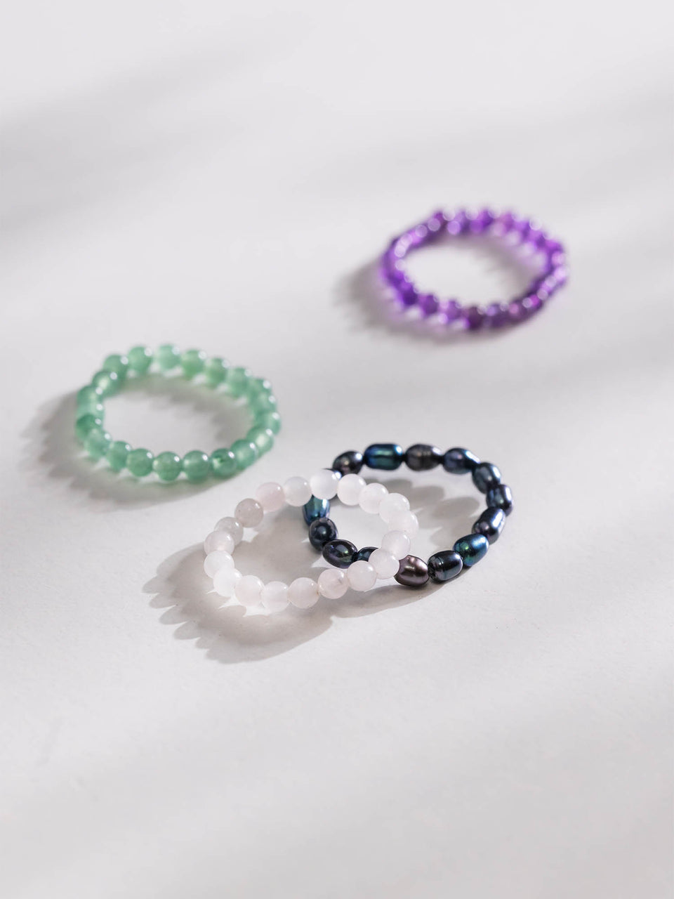 Rosenquarz Anxiety Ring