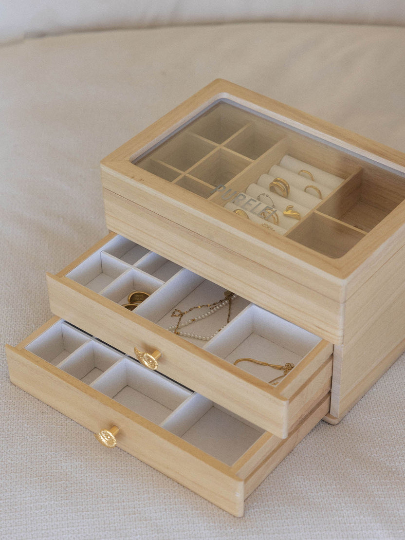 Wood Schmuckorganizer