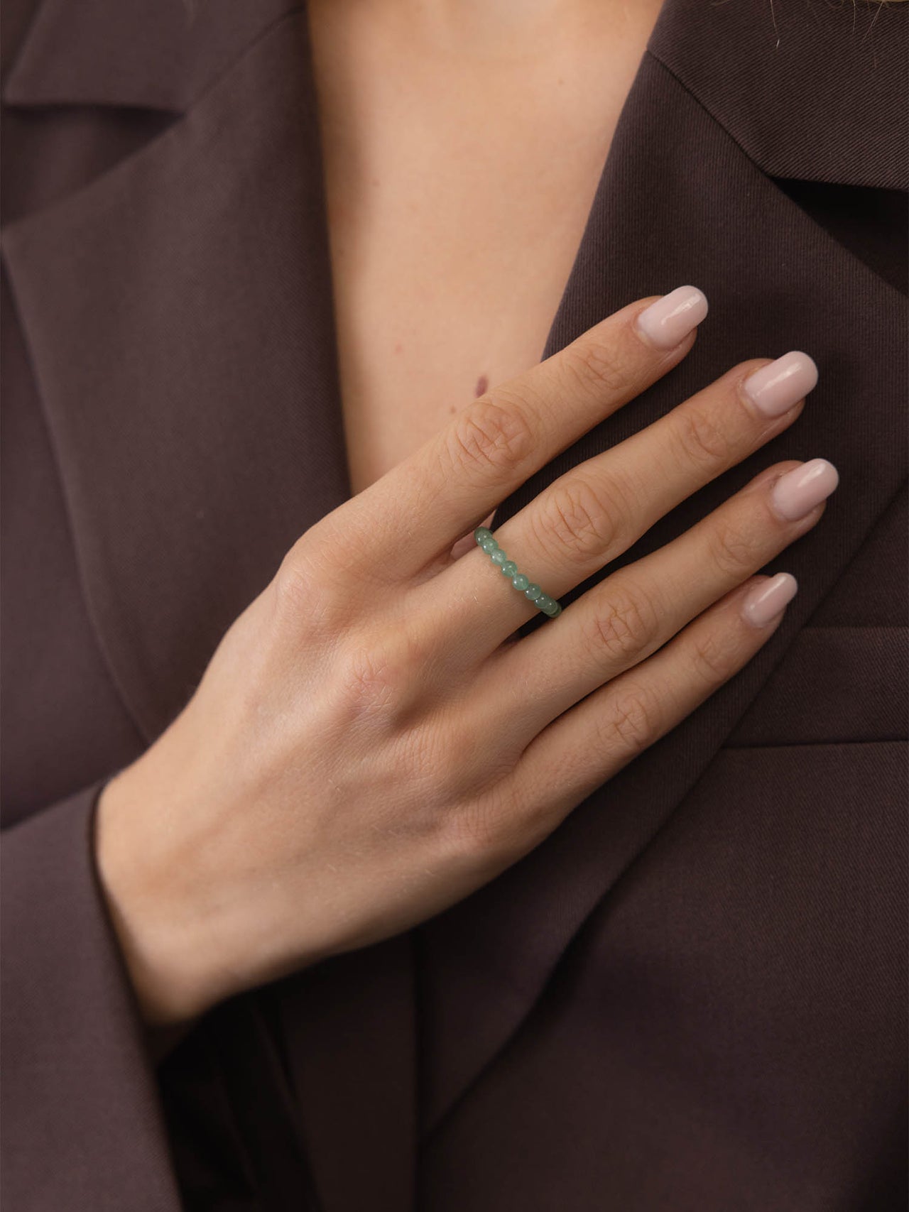 Aventurine Anxiety Ring