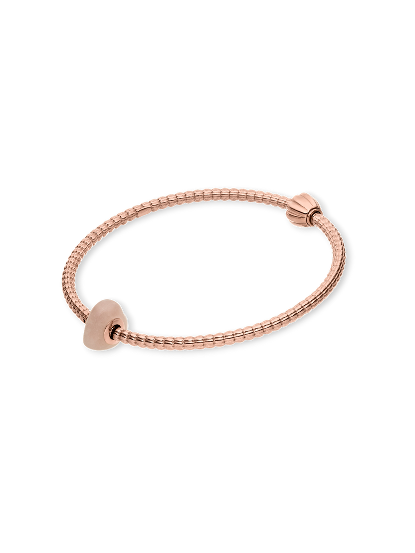 LEI Rosequarz Heart Charm
