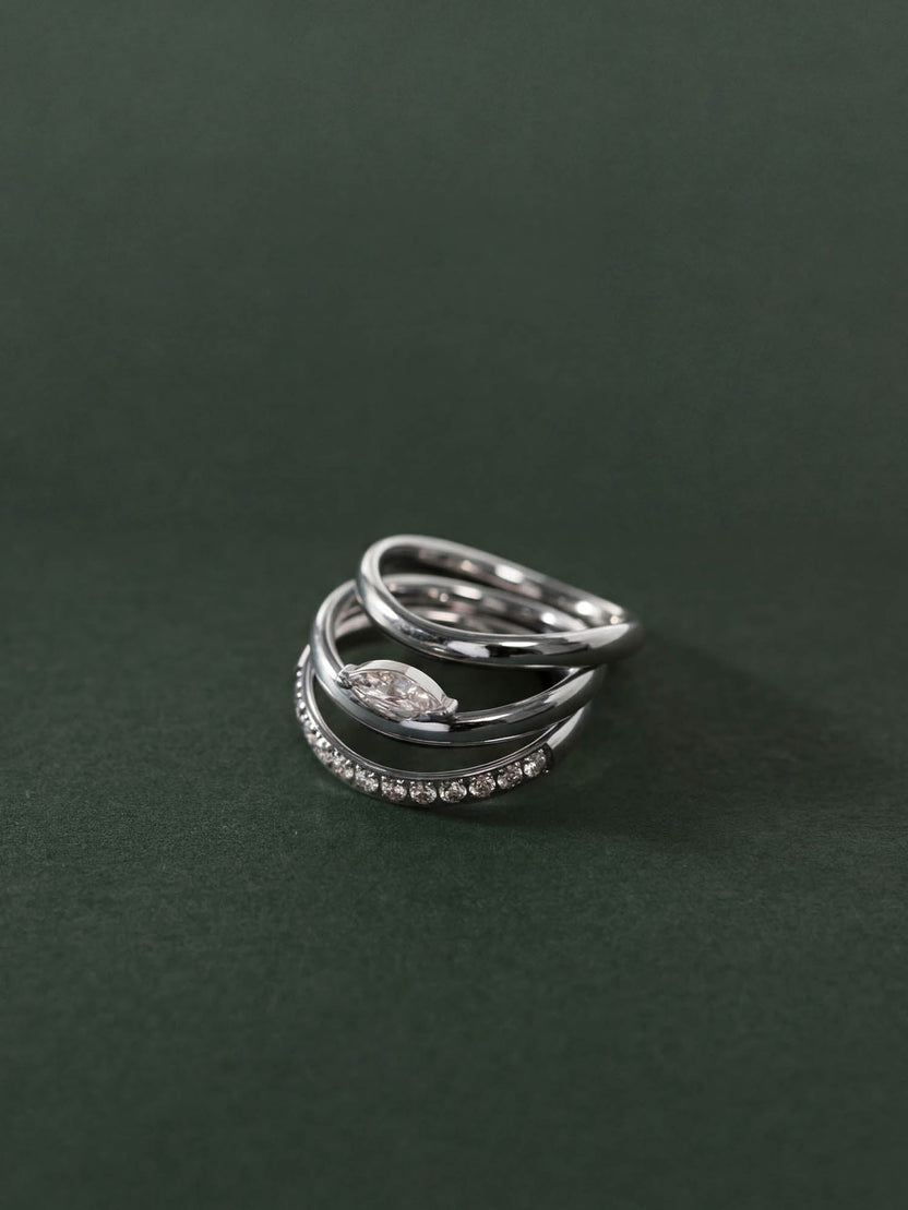 Lumi Trio Ring Set