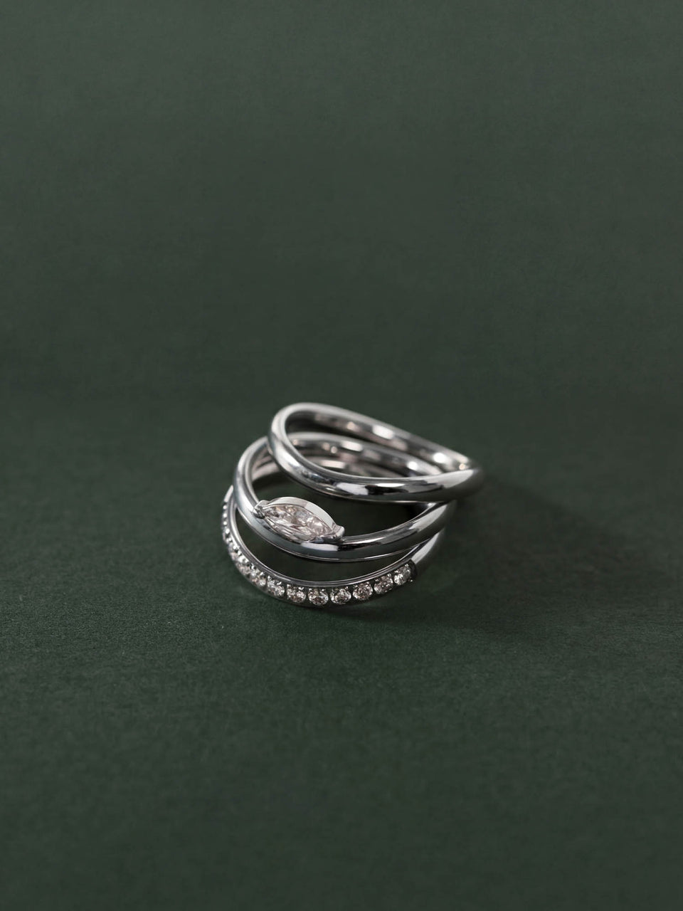Lumi Trio Ring Set