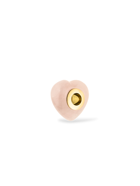 LEI Rosequarz Heart Charm