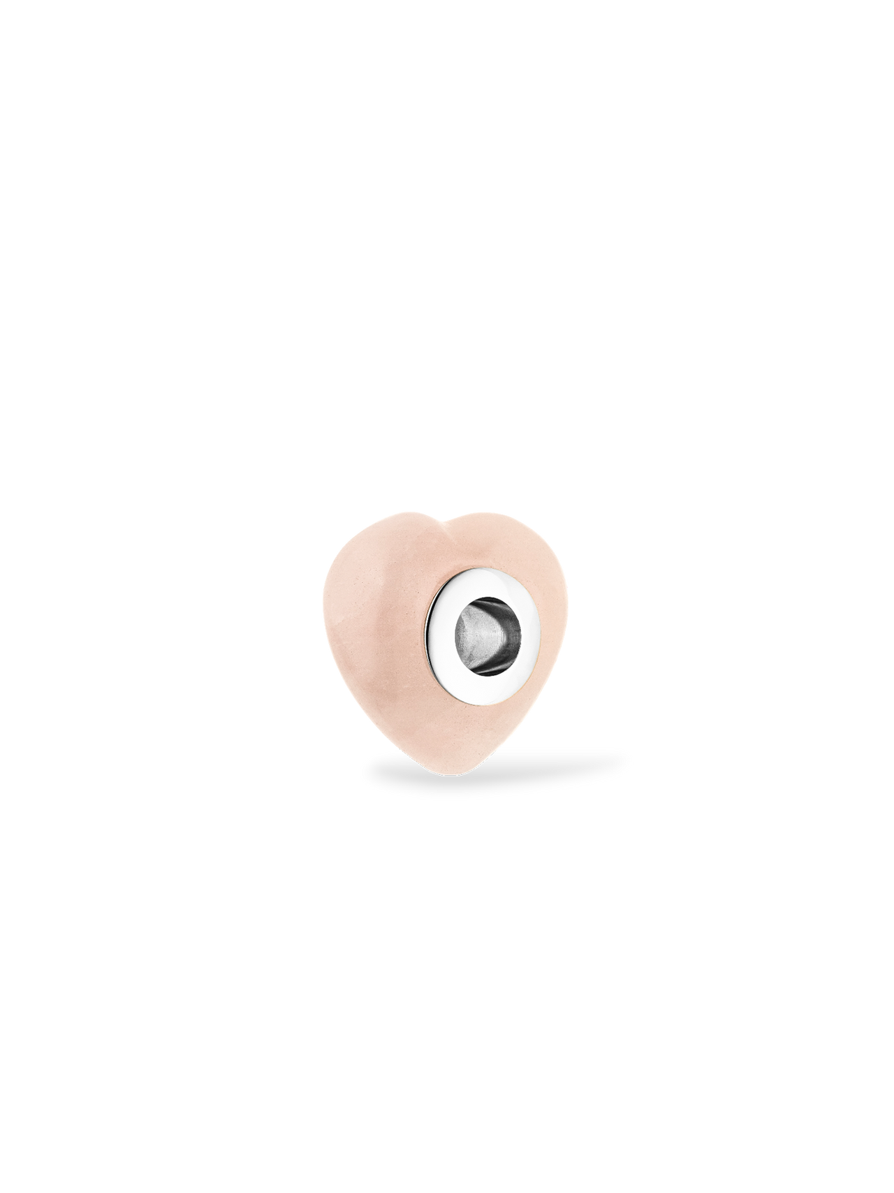 LEI Rosequarz Heart Charm