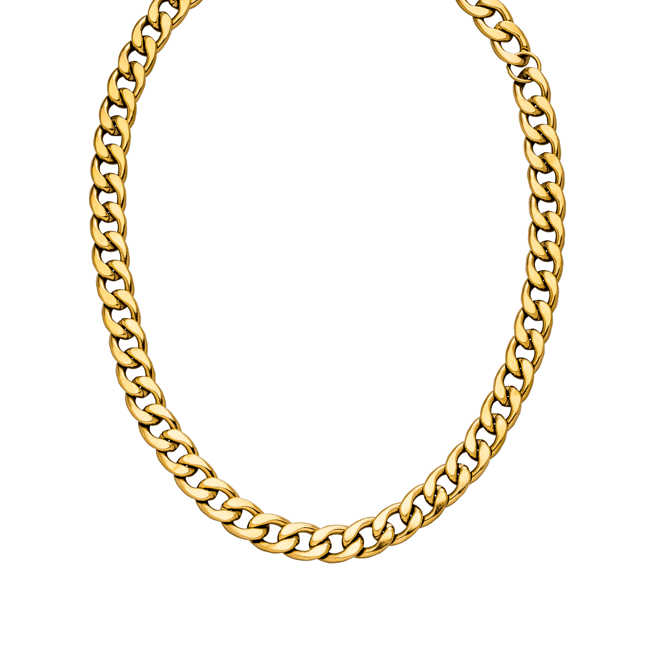 PURELEI Ikaika Kette aus 18K vergoldetem Edelstahl, kräftiges Design, edel und vielseitig, zeitloser Island-Spirit.