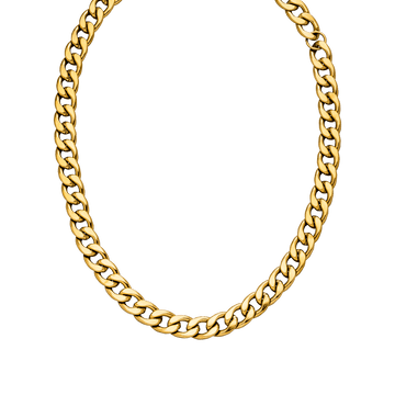 PURELEI Ikaika Kette aus 18K vergoldetem Edelstahl, kräftiges Design, edel und vielseitig, zeitloser Island-Spirit.