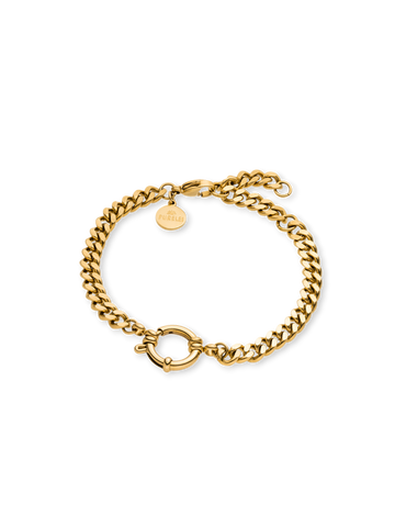 Curb Chain Charm Armband