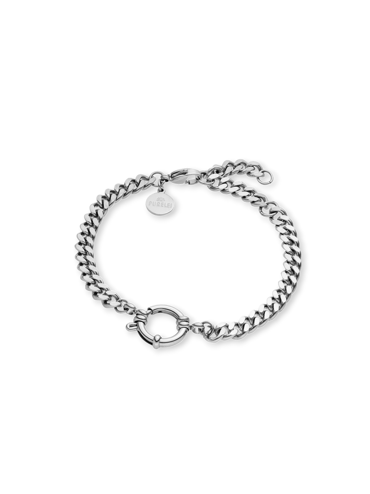 Curb Chain Charm Armband