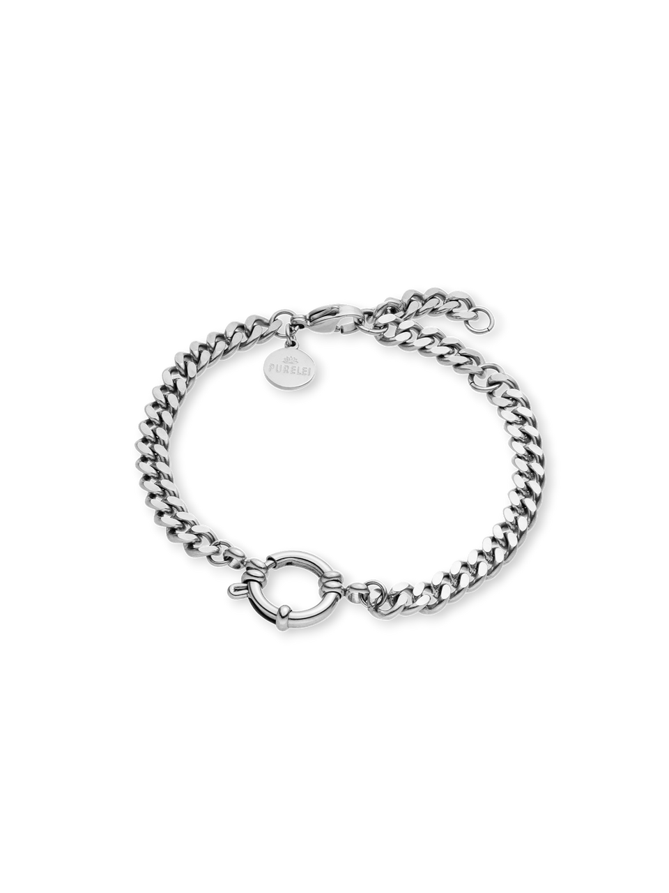Curb Chain Charm Armband