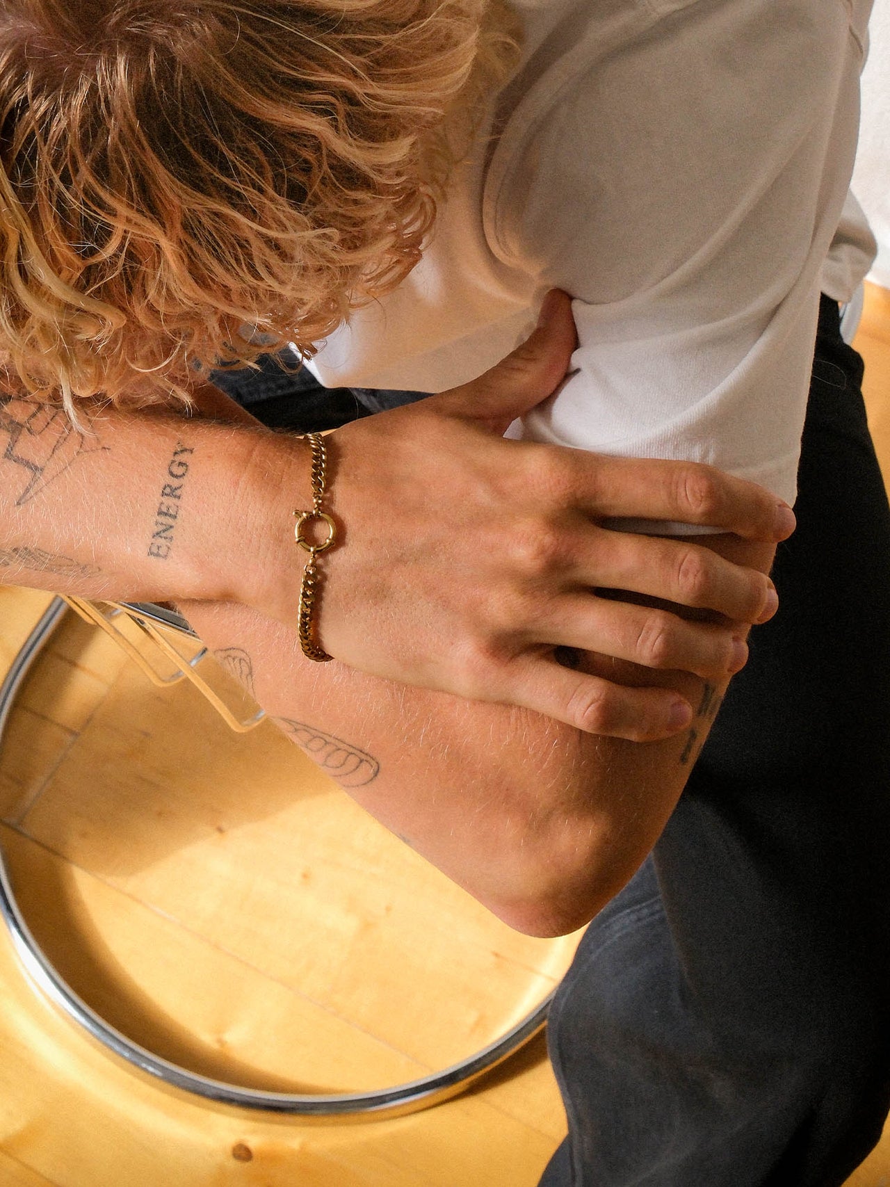 Curb Chain Charm Armband