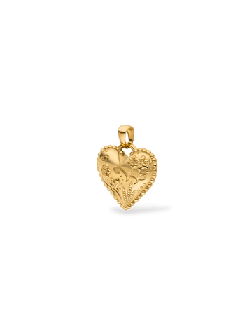 Vintage Love Heart Charm