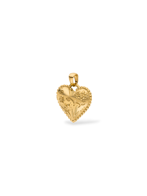 Vintage Love Heart Charm