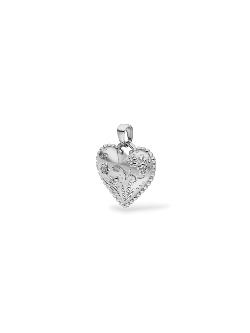Vintage Love Heart Charm