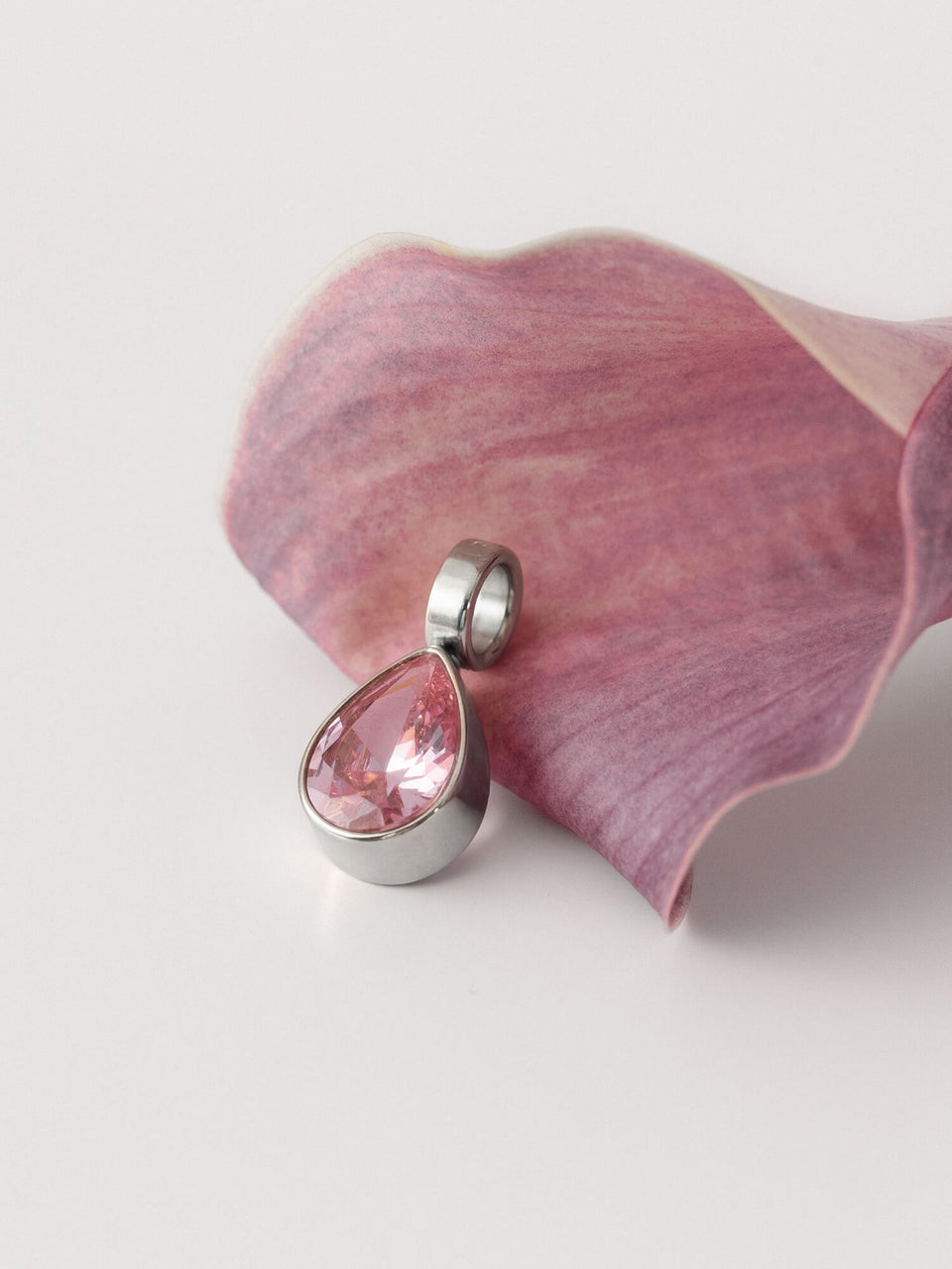 Blush Drop Charm