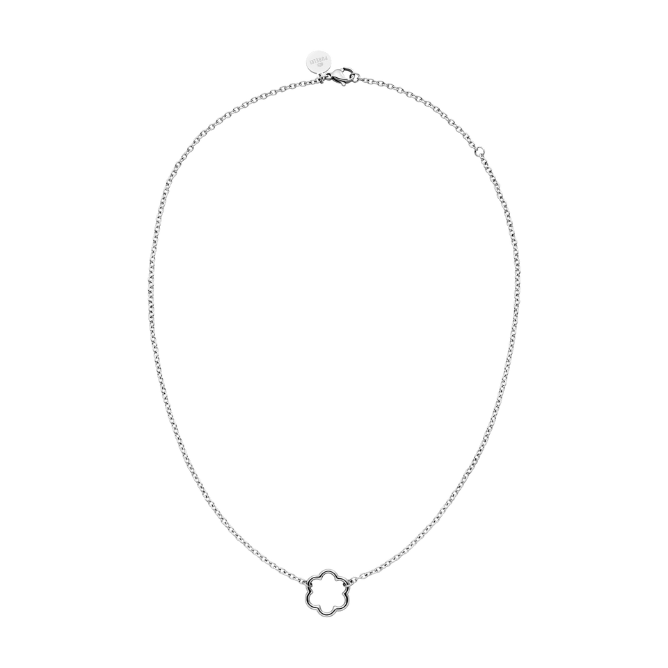 Bloom Kette von PURELEI, nickelfreie Silberkette mit filigranem Blütenanhänger, elegant und zeitlos.