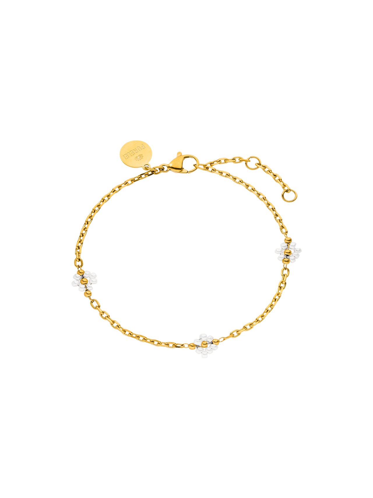 Linen Blossom Anklet
